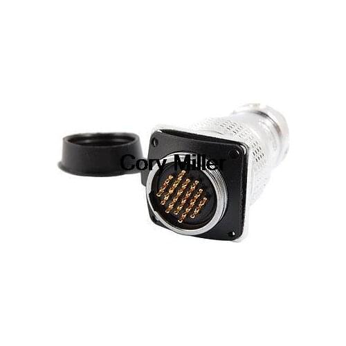 AC 250V 5A 26 Pin Flange Electric Deck Circular Connector