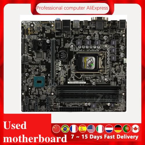 For Asus B150M-A Original Used Desktop Intel B150 B150M DDR4 Motherboard LGA 1151 i7/i5/i3 USB3.0 SATA3