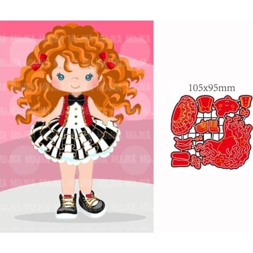 Metal Cutting Die girl DIY Scrapbooking Paper Cards Decorative Craft Embossing cut