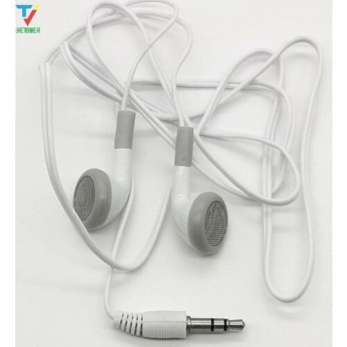 White Cheap Cheapest Disposable Earphones Headphone Earbuds Earcup for Bus/train/plane/school/Tourism/gift 500pcs/lot