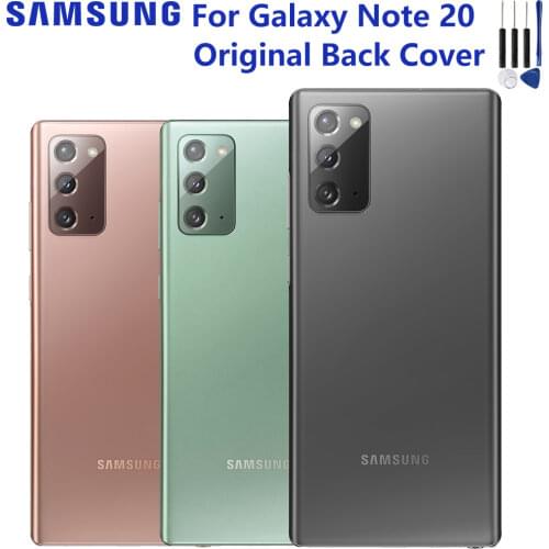 Samsung Original Back Cover Cases Battery Cover Housing For Samsung Galaxy Note 20 Note20 Back Rear Glass Case