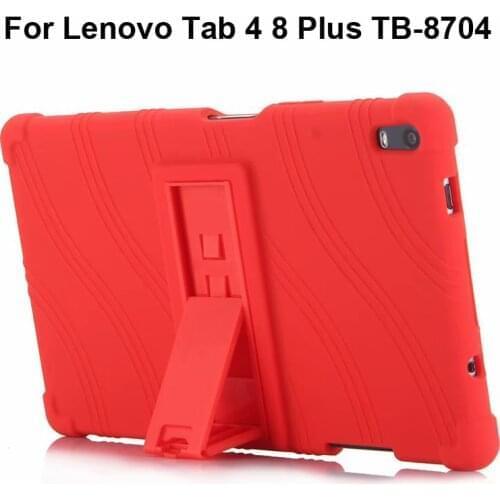For Lenovo Tab 4 8 Plus Silicone Case Cover Tab4 8Plus TB-8704 Protector TB-8704F 8704X 8704N Soft Casing Shell Capa Fundas
