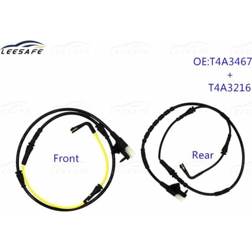 T4A13370 T4A3467 + T4A3216 Front + Rear Brake Pad Wear Sensor for JAGUAR F-PACE X761 2.0 3.0 D Brake Pad Alarm Line Replacement