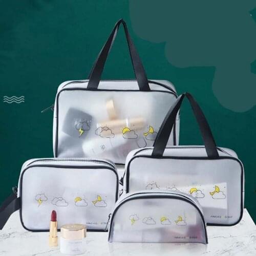 Cosmetic bag female 2021 new super fire portable toilet bag travel storage bag waterproof large capacity can put water milk