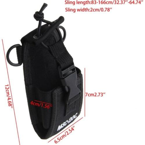 MSC-20C Nylon Radio Case Bag Holder Pouch for baofeng UV-B5 UV82 UV8 D GT-3 UV5R 32CA