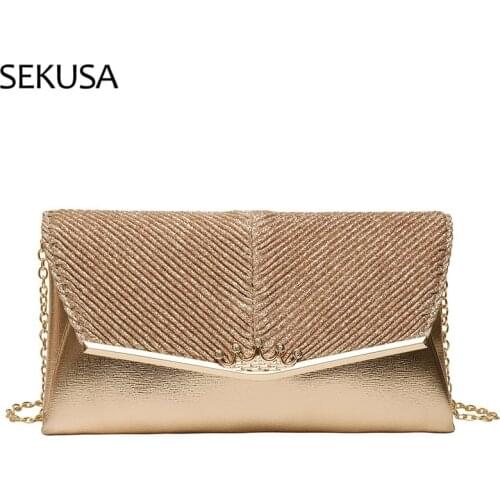 Crown Metal Women Day Clutch With Ruched Fashion Evening Bags Shoulder Chain Cover Black Color Party Purse