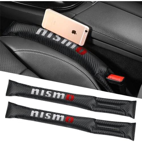 1/2PCS Car Seat Gap Plug Leak proof Strip Gap Filler Pad For Nissan nismo Sylphy Altma X-trai Qashqai Kicks Lannia Tiida Auto