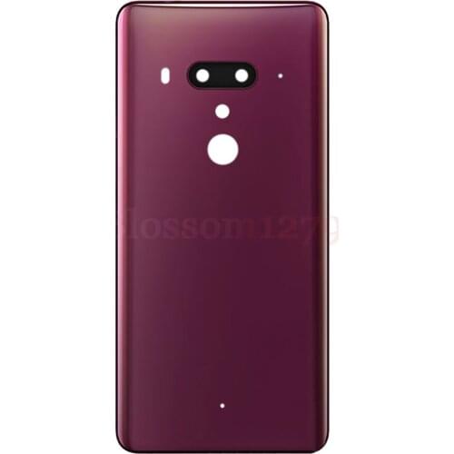 10Pcs Back Glass Battery Cover For HTC U12+ Plus Rear Panel Door Housing Replacement