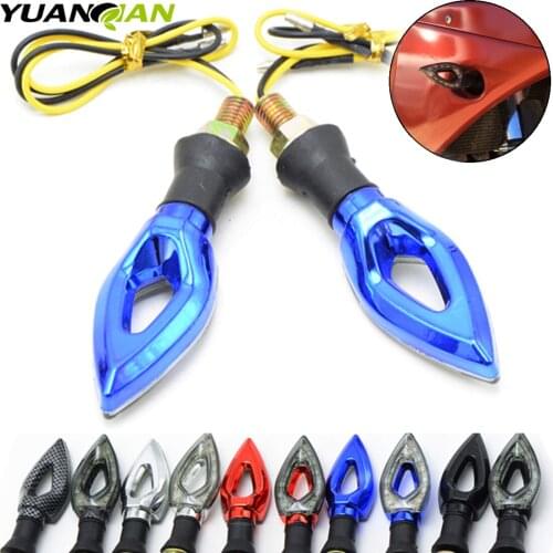 12V 1 pair of Universal LED Motorcycle Turn Signal Indicators Lights for Honda CBR 600 F2 F3 F4 F4i CBR600RR CB1000R SUZUKI