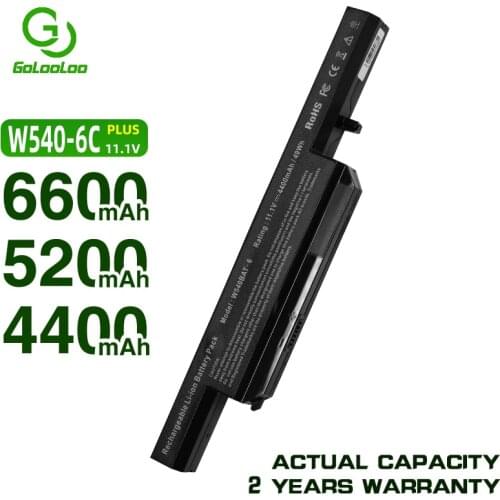 Golooloo 4400MaH 11.1v Laptop Battery W540BAT-6 for CLEVO W540BAT 6 6-87-W540S-427 6-87-W540S-4U4 W550SU1 W550SU2 W551SU1