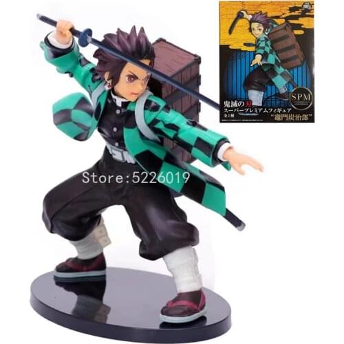 17cm Kimetsu no Yaiba Figure Demon Slayer Kamado Tanjirou Anime Figure Agatsuma Zenitsu Tomioka Giyuu Kamado Nezuko Figurine Toy