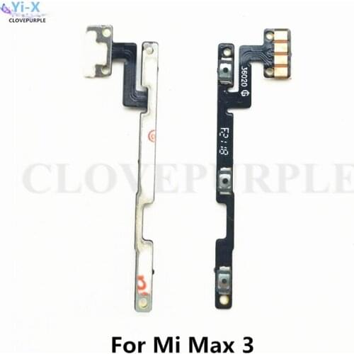 For Xiaomi Max3 Power on off Volume up down button Flex Cable For Mi Max 3