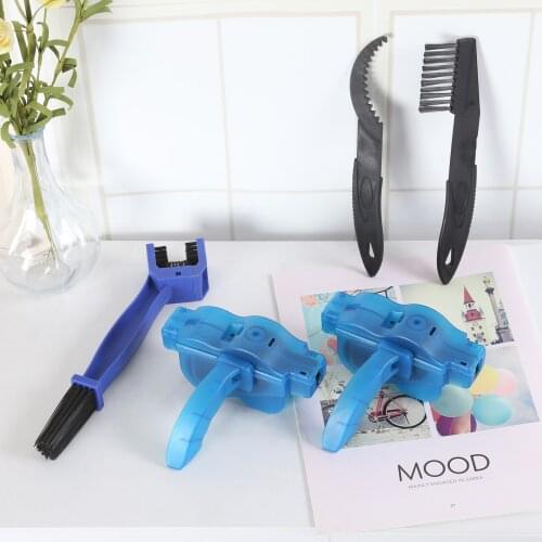 1/4Pcs Bicycle Chain Cleaner Scrubber Sets Portable Mountain Bike Machine Brushes Bike Accessories Cycling Cleaning Wash Tools