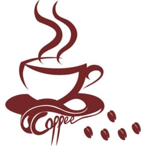Wall Tattoo Coffee S-Set, Cafe, sa70 Wall Sticker Mural Decal Art Decor for Restaurant Kitchen wall Stickers