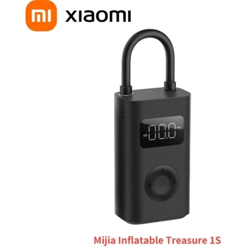 2021 Newest Xiaomi Mijia Inflatable Treasure 1S Upgraded Version Portable Electric Pump Air Compressor With LED Lighting