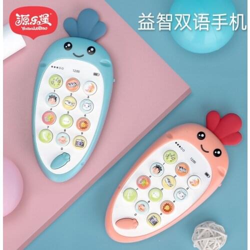Infant early childhood education toys Childrens puzzle bilingual mobile phone smart phone story machine learning machine