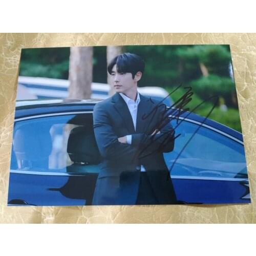 Hand signed LEE JOON GI autographed photo Flower of Evil 5*7 K-POP 10202001