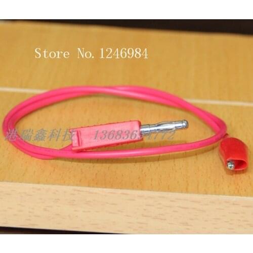 [SA]4MM Banana plug with medium alligator clip test leads 50cm long power cable diameter 0.75--50pcs/lot