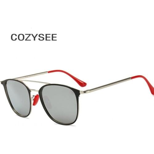 Gold Black Polarized Sunglasses Gothic Vintage Steampunk Sun Glasses Unisex Fashion Ultralight Eyewear Silver Mirror Shades