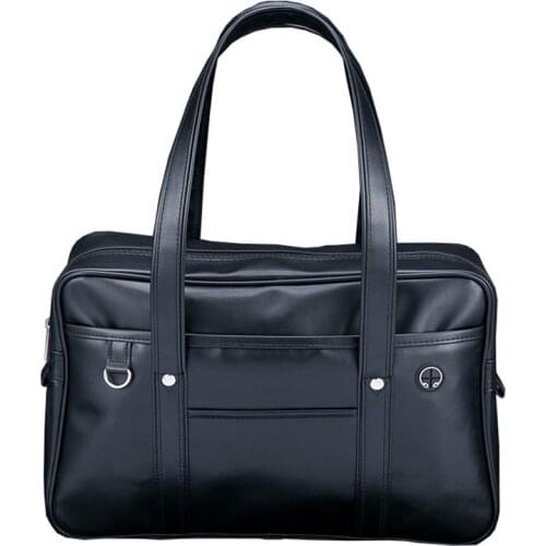 JK PU Travel Totes Solid Waterproof Cospaly Shoulder Satchel Large Capacity Fitting Travel Packs Cute Women Men Commuting Bags