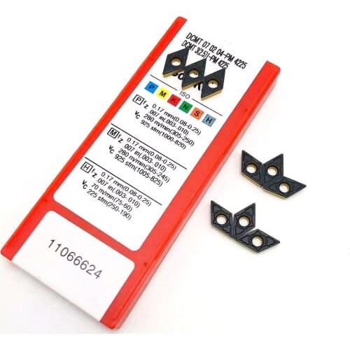 DCMT070204 PM 4225 lathe tool high quality carbide tool metal turning tool milling cutter CNC products DCMT 070204 PM4225