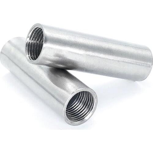 1/2" BSP Female Thread 304 Stainless Steel Pipe Fitting Long Nipple Connector 50mm 60mm 80mm 100mm 150mm 200mm 250mm 300mm Long