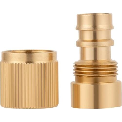 1pc Brass Thread Quick Connector Garden Irrigation Connector Faucet Nozzle Adapter Water Gun Joints Water Connection Adapters