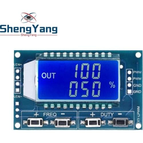 1Hz-150Khz Signal Generator PWM Board Module Pulse Frequency Duty Cycle Adjustable Module LCD Display 3.3V-30V 1Hz - 150Khz