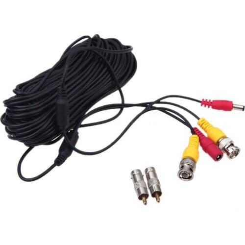65ft/20M BNC Video Power Siamese Cable for CCTV Surveillance Camera DVR Kit
