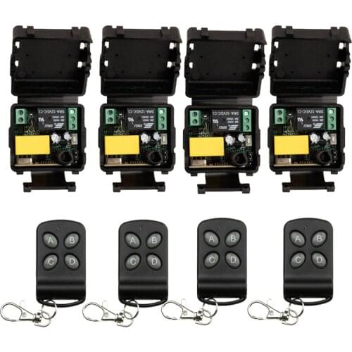 AC220V 1CH 10A Wireless Remote Control System transmitter and receiver universal gate remote control /radio receiver/shutters