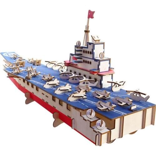 DIY Model toys 3D Wooden Puzzle Super ship Wooden Kits Puzzle Game Assembling Toys Gift for Kids Adult P61