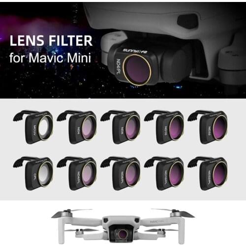 Gimbal Lens Filter MCUV ND4 ND8 ND16 ND32 Filters Kit for DJI Mavic Mini / Mavic Mini 2 Drone Accessories