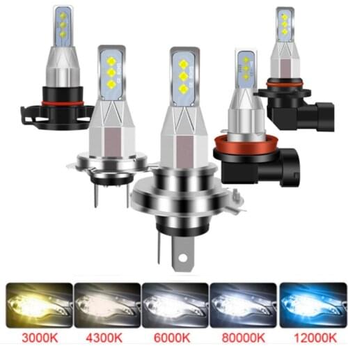 Dukallson Turbo H1 H4 H7 H8 H11 HB3 9005 HB4 9006 Led Headlights Mini 20000LM Car Light Bulb High Low Beam Automobiles Auto Lamp