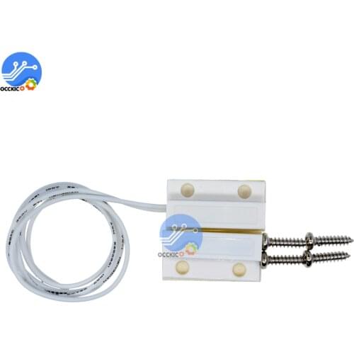MC-38A Door Magnetic Anti-theft Alarm Switch Door Window Magnetic Detector Switch Reed Sensor Normally Open Home security