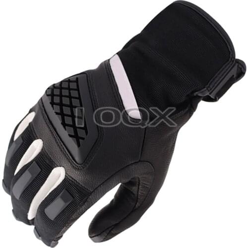 New Black Motorcycle Gloves Summer Racing Gloves Genuine Leather Motorbike MX Gloves