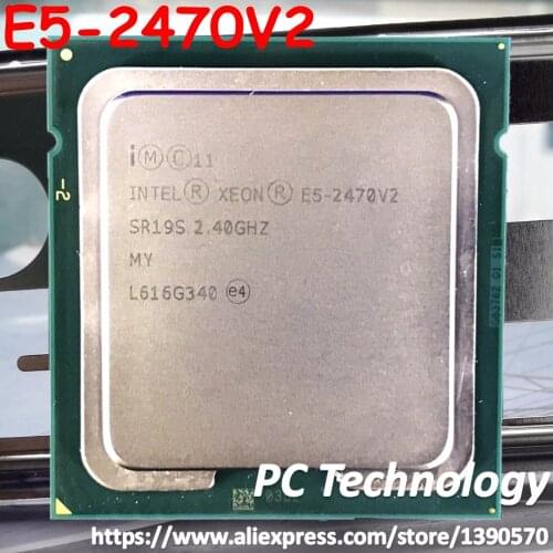 Original Intel Xeon processor E5-2470V2 2.40GHz 10-Core 25MB E5-2470 V2 LGA1356 E5 2470V2 95W oem cpu free shipping E5 2470 V2