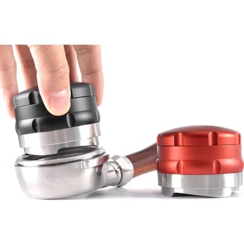 Professional Smart Coffee Tamper Adjustable Stainless Dual Heads, 53mm/58mm Dia