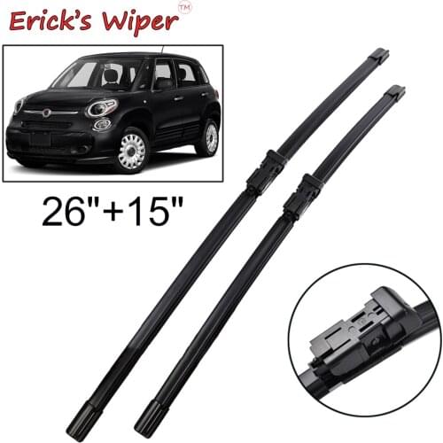 Ericks Wiper RHD & LHD Front Wiper Blades For Fiat 500L 2012 - 2020 Windshield Windscreen Front Window 26"+15"