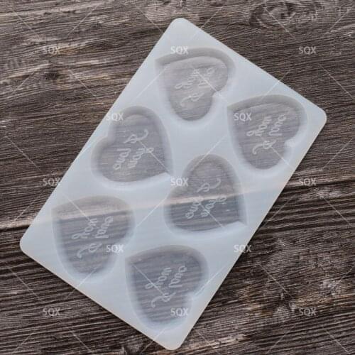 Loving Heart Shape Silicone Chocolate Mold Bakeware Birthday Cake Cookie Decorating Tools Chocolate Mould SA31