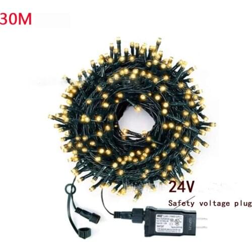 30M Led String Garland Christmas Tree Fairy Light Chain Waterproof Home Garden Wedding