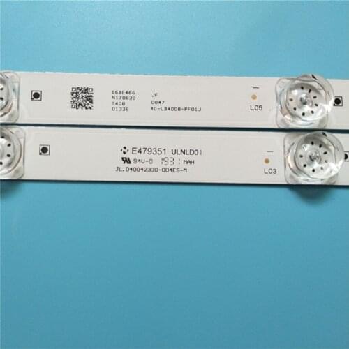 60 PCS/lot LED backlight strip for Toshiba L40F3301B 40A730U 40l2600 L40D2900F TCL F40S5916 40S305 TOT_40D2900 40HR330M08A6 V8