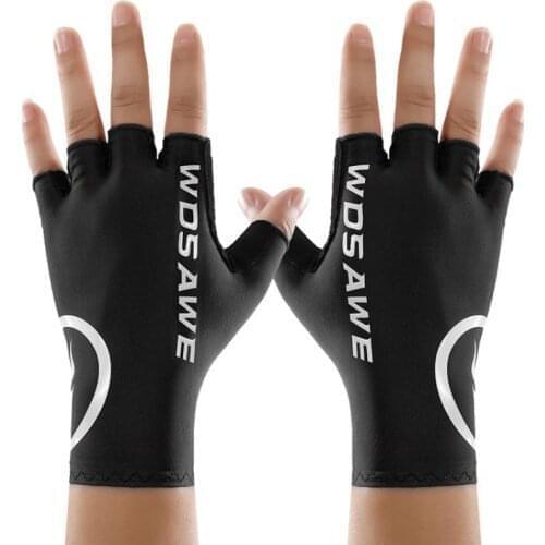 Cycling Gloves Half Finger Wearable Breathable Shock Absorption Anti-Slip Palm Glue Cycling Gloves
