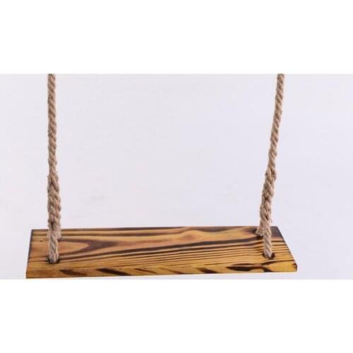 Loading 150kg 2.5m length rope Solid wood outdoor interior children adult dormitory courtyard anti-corrosion logs hanging swing