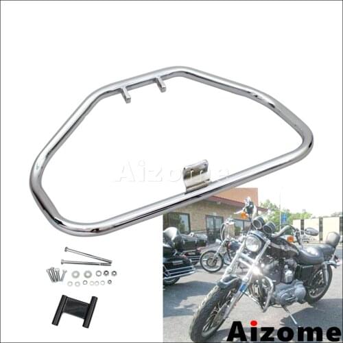 Highway Engine Guard Crash Bar For Harley Sportster 1984-2003 883R XLH XL 883 1200 Hugger Sport Custom Engine Protection Bar