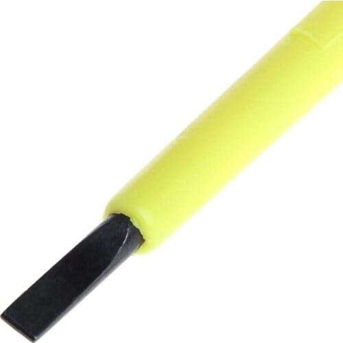 100-500V Voltage Detector Slotted Screwdriver Electric Tester Test Pen LED Light