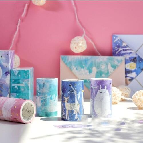 7cm wide Alice fairytale Decoration Washi Tape DIY Planner Scrapbooking Masking Tape escolar