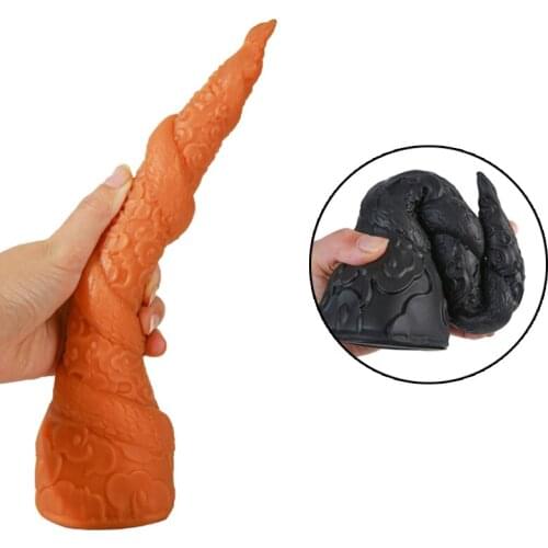 32CM Liquid Silicone Big Anal Butt Plug Dilator Stretcher Homme Ananal Buttplug Dildo Vaginal Plugs Adult Sex Toys For Men Woman
