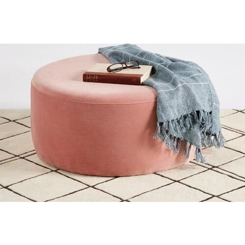 Diameter 60cm Fashion Stools & Ottomans Shoes Clothing Shop Sofa Circular Shops Rest Tea Tables Sofa Large Pedals 6 Colors