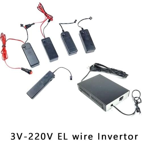 DC1.5V-5V EL inverter Flashing and sound control EL Driver for long length EL wire and EL strip for Holiday Lighting Decora