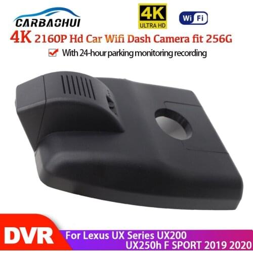 Full HD 2160P high quality Wifi Hidden Car DVR Dash Cam Camera Video Recorder For Lexus UX Series UX200 UX250h F SPORT 2019 2020